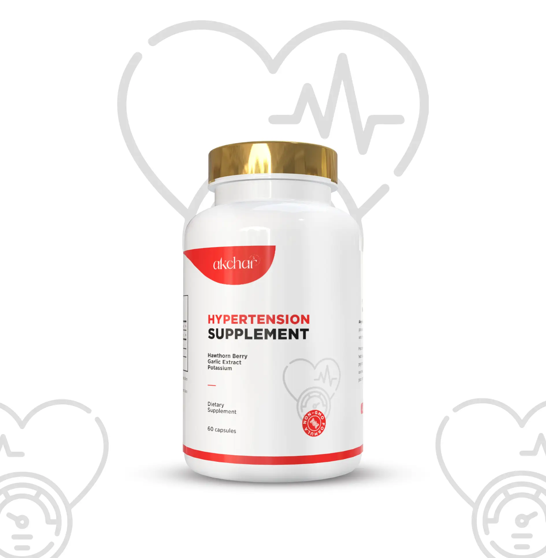 Hypertension - Dietary Supplement for Balancing Blood Pressure and Cholesterol - Image 1