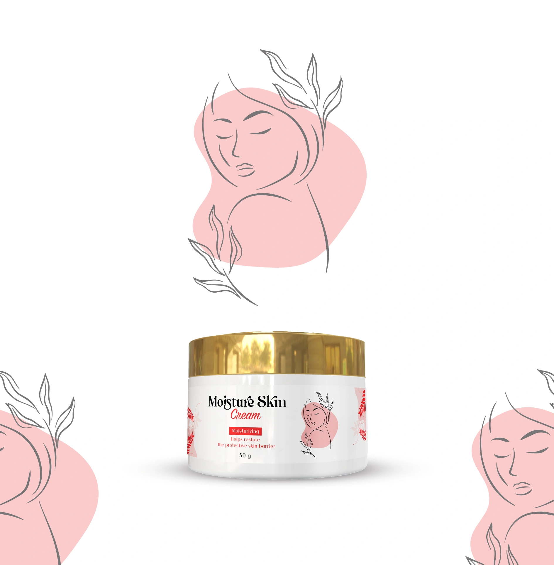 Moisture Skin - Crème hydratante pour le visage – Image 1