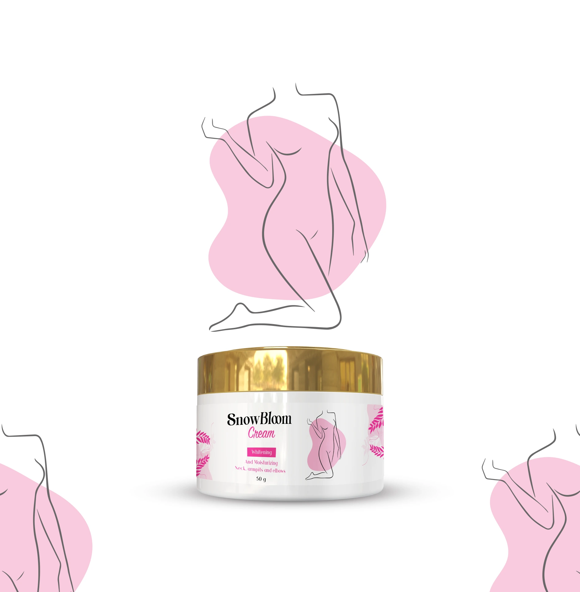 Snowbloom - Crème éclaircissante pour le corps (cou, aisselles et coudes) – Image 1